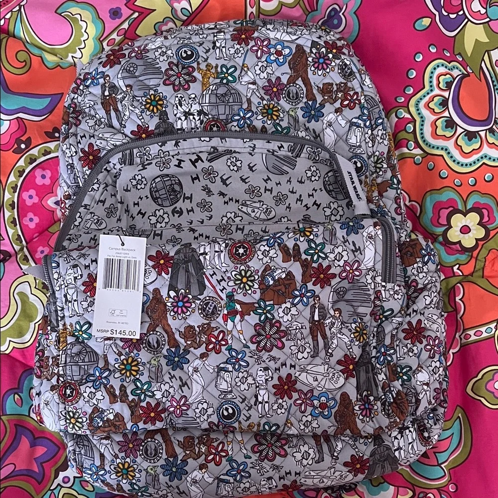Vera Bradley Star Wars Floral Backpack - Picture 2 of 3